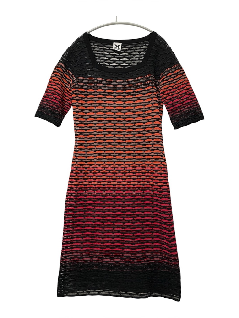 M by Missoni Multicolor Ombre Knit Dress